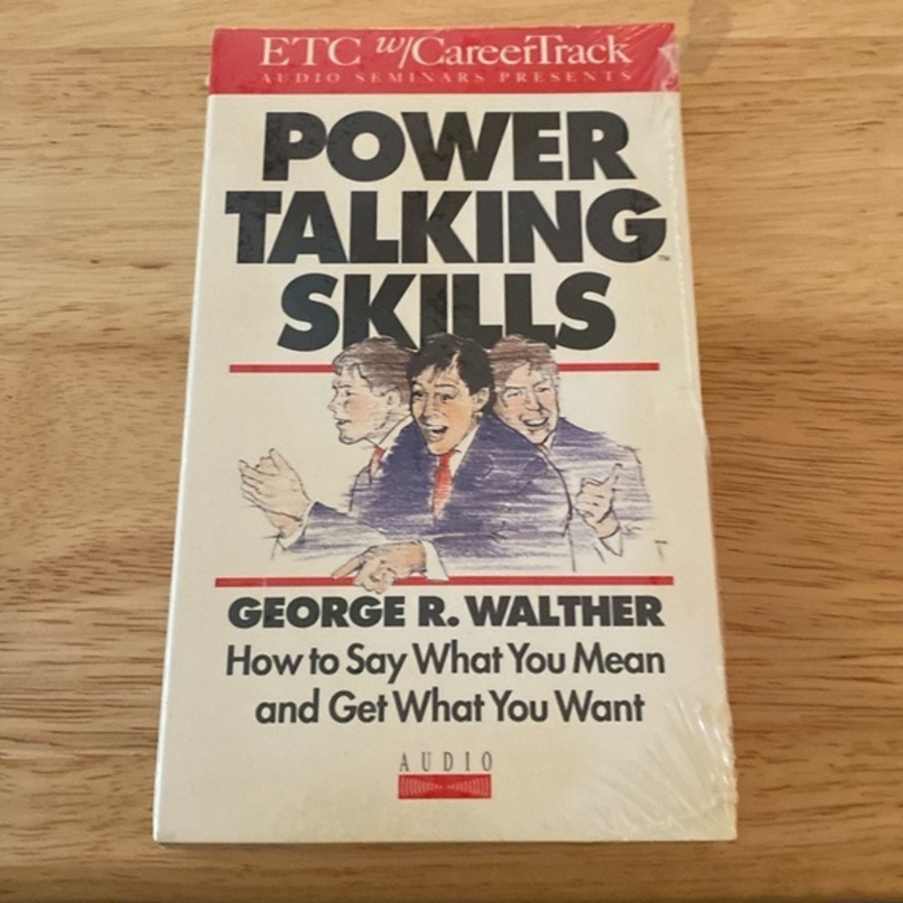 Power Talking Skills by George R Walther 2 cassette tape audio